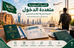 تأشيرة السعودية متعددة الدخول: الشروط والمدة وطريقة التقديم للمصريين 2026
