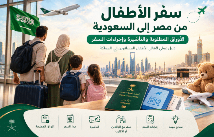 Children’s Journey from Egypt to Saudi Arabia سفر الأطفال من مصر إلى السعودية